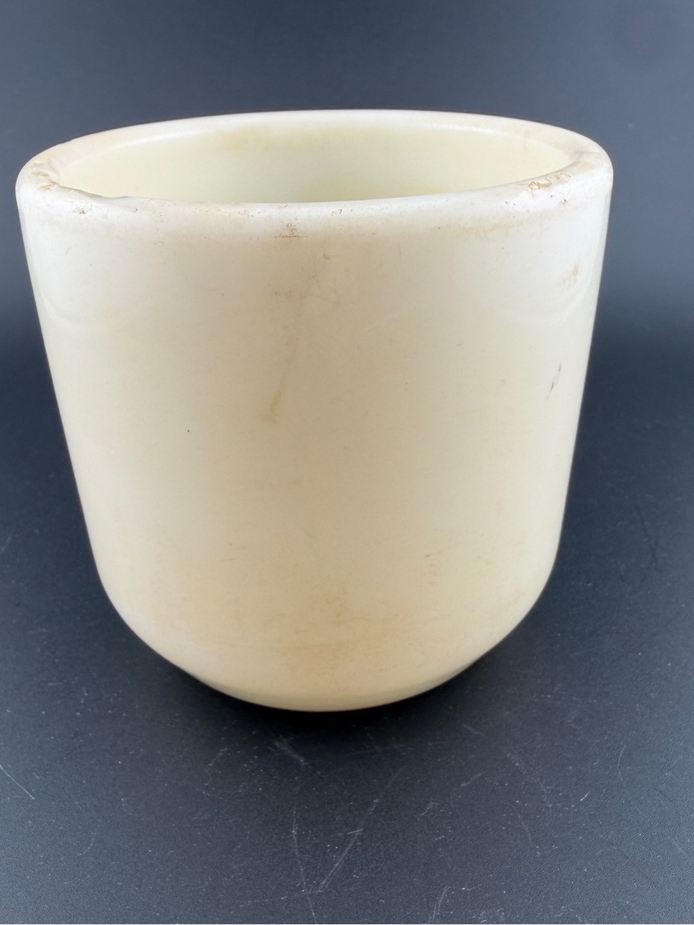 Vintage 1940s WWII CORNING Military T.M Reg Handwarmer Mug No Handle Coffee Mug